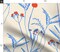 Elegant Boho Floral Americana Bohemian Xl Scale Red Cream Blue Refined Custom Printed Fabric by Spoonflower Various Fabrics by the Yard or Fat Quarter